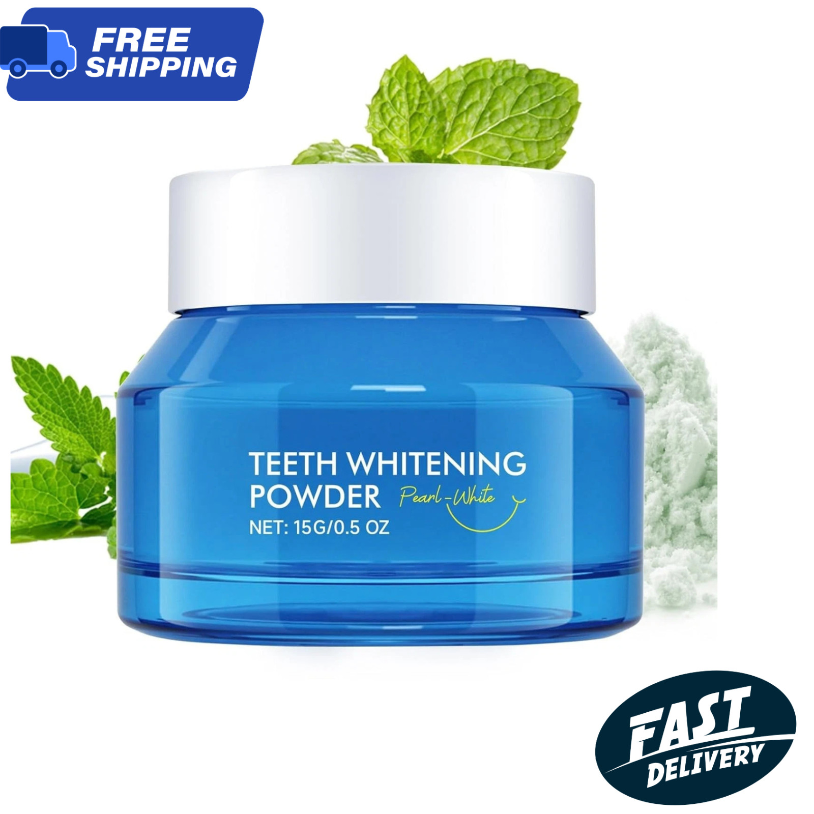 Teeth Whitening Powder Instant Stain Removal Bright White Smile Oral Care Formul