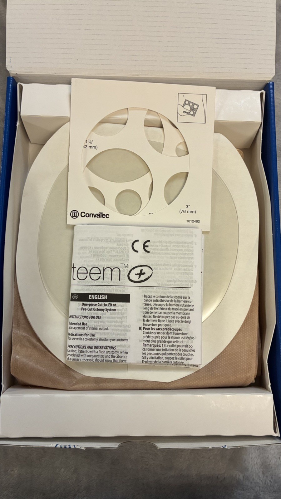 416908 Convatec Esteem Drainable Pouch 10 per box