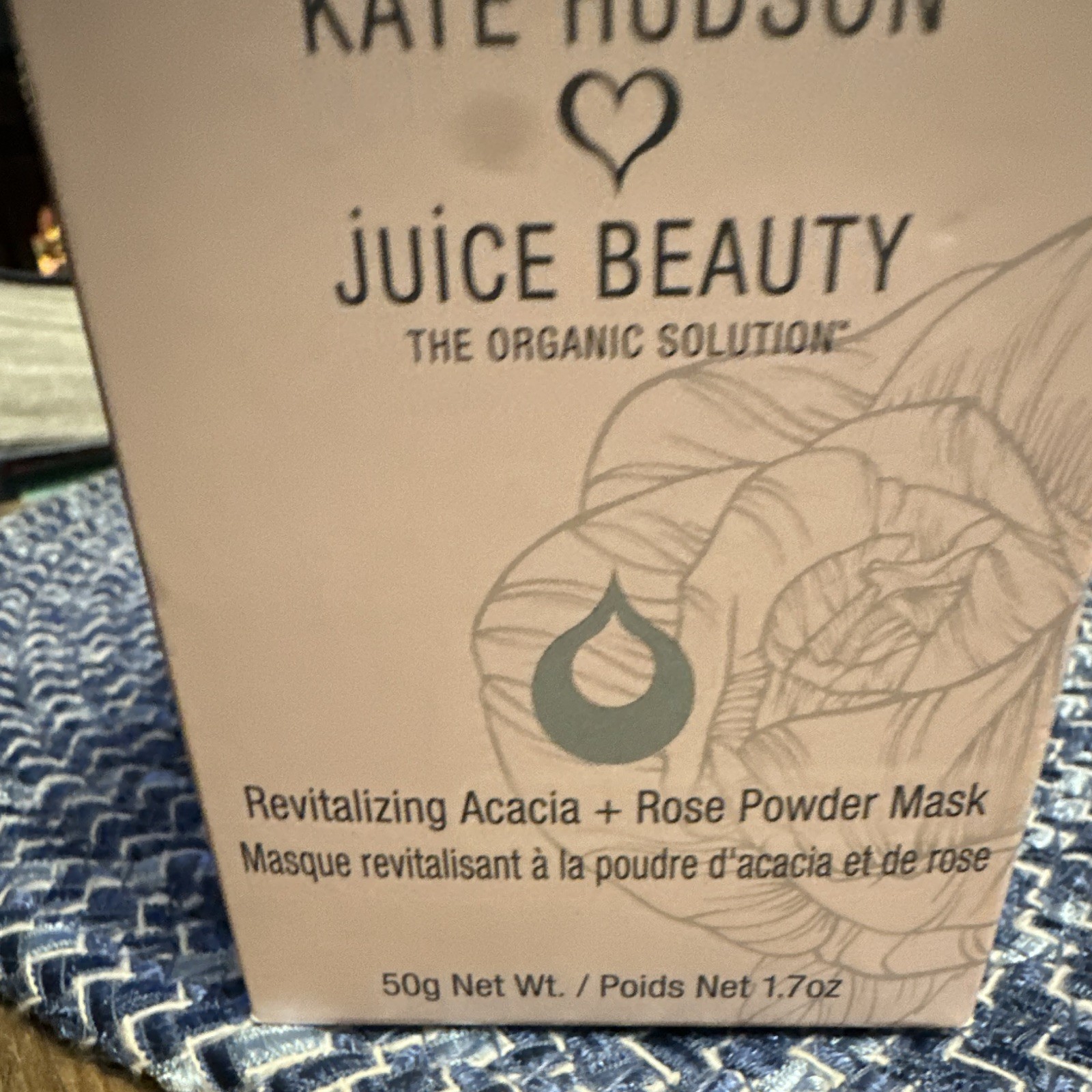 Juice Beauty Kate Hudson Acacia + Rose Revitalizing Powder Face Mask 1.7 oz