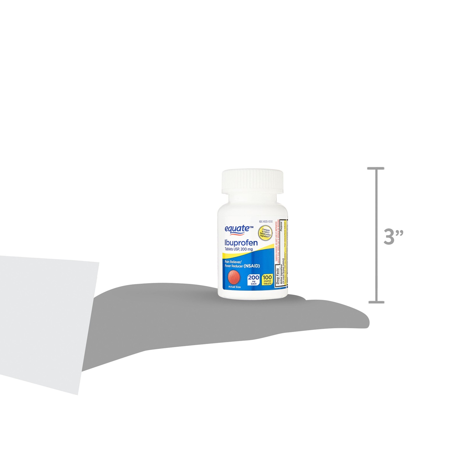 Ibuprofen USP 200 Mg Ibuprofen Tablets for Pain, 100 Coated Tablets