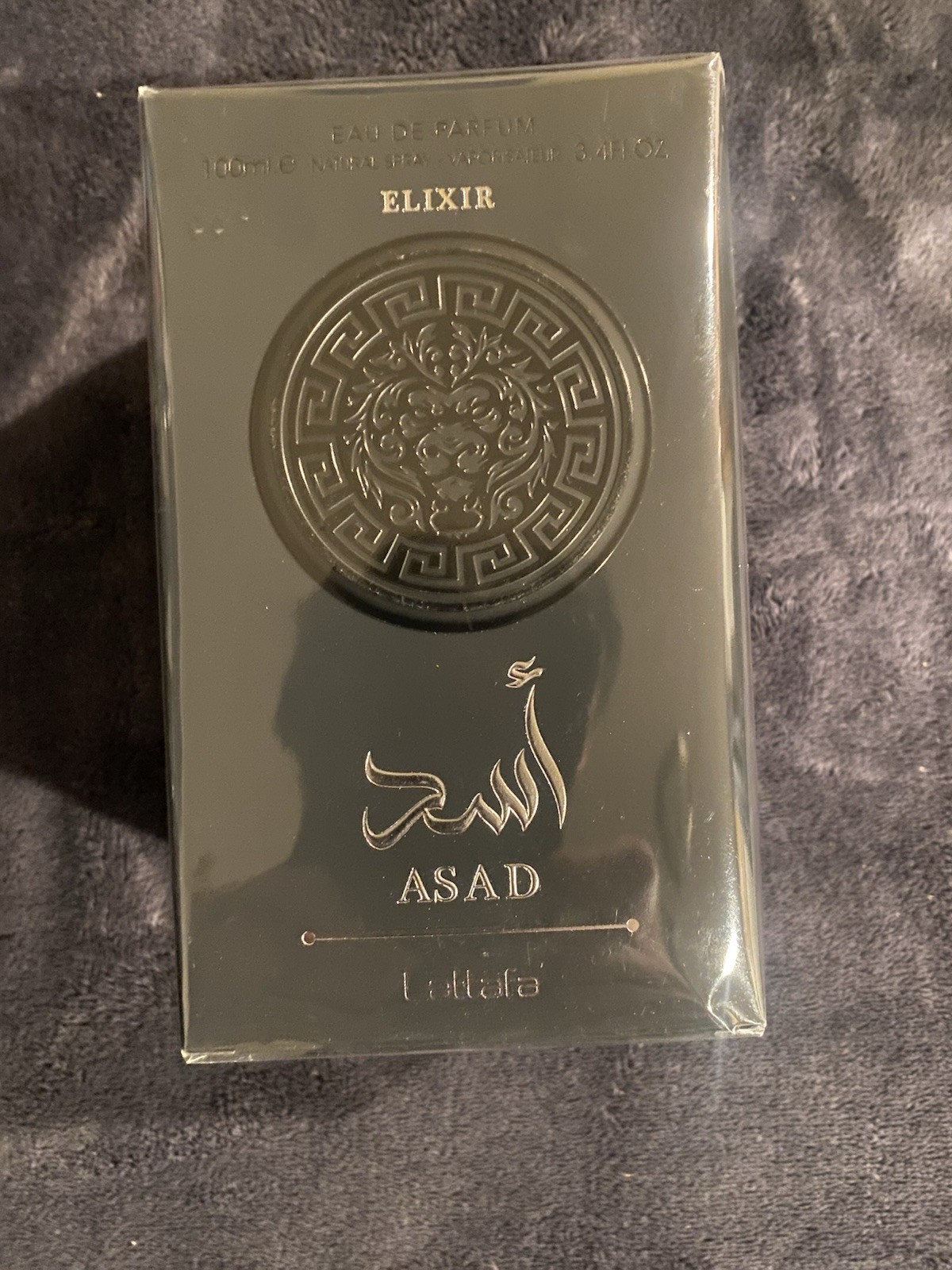 Lattafa Men’s Asad Elixir EDP Spray 3.4 oz Fragrances 6290362346548