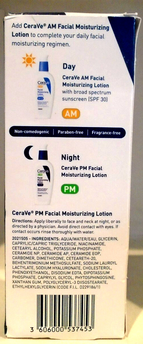 CeraVe PM Facial Moisturizing Lotion Ultra Lightweight 3 fl oz