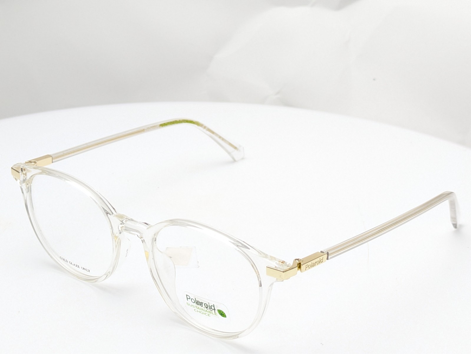 Polaroid PLD D461/G 900 Round Crystal Clear Unisex Eyeglasses Frames 50-18-145