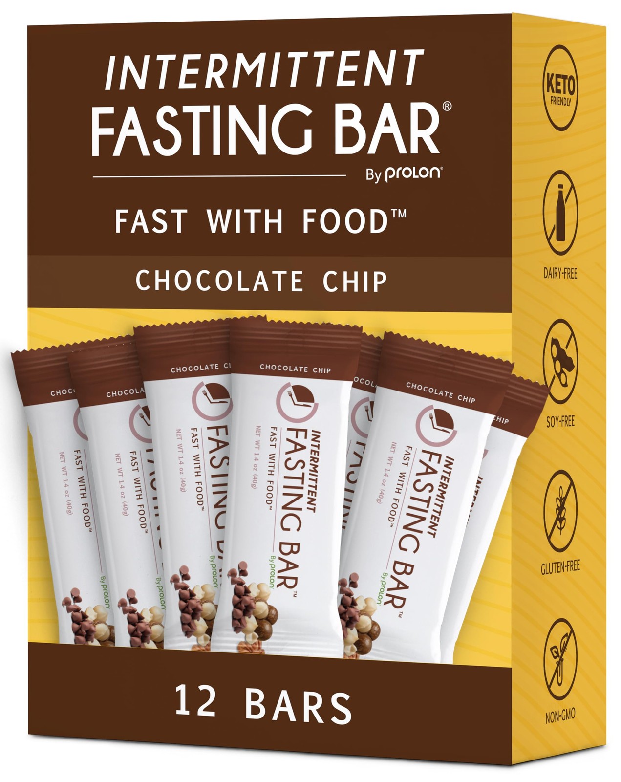 Prolon Fasting Bars | 5g Protein, 7g Fiber | Keto-Friendly, Gluten-Free, Dair…