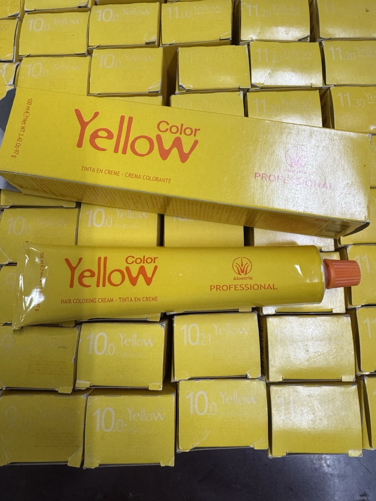 ALFAPARF YELLOW ALOETRIX PERMANENT HAIR COLOR 3.42 Oz- 11.11 ENERGY SERIES