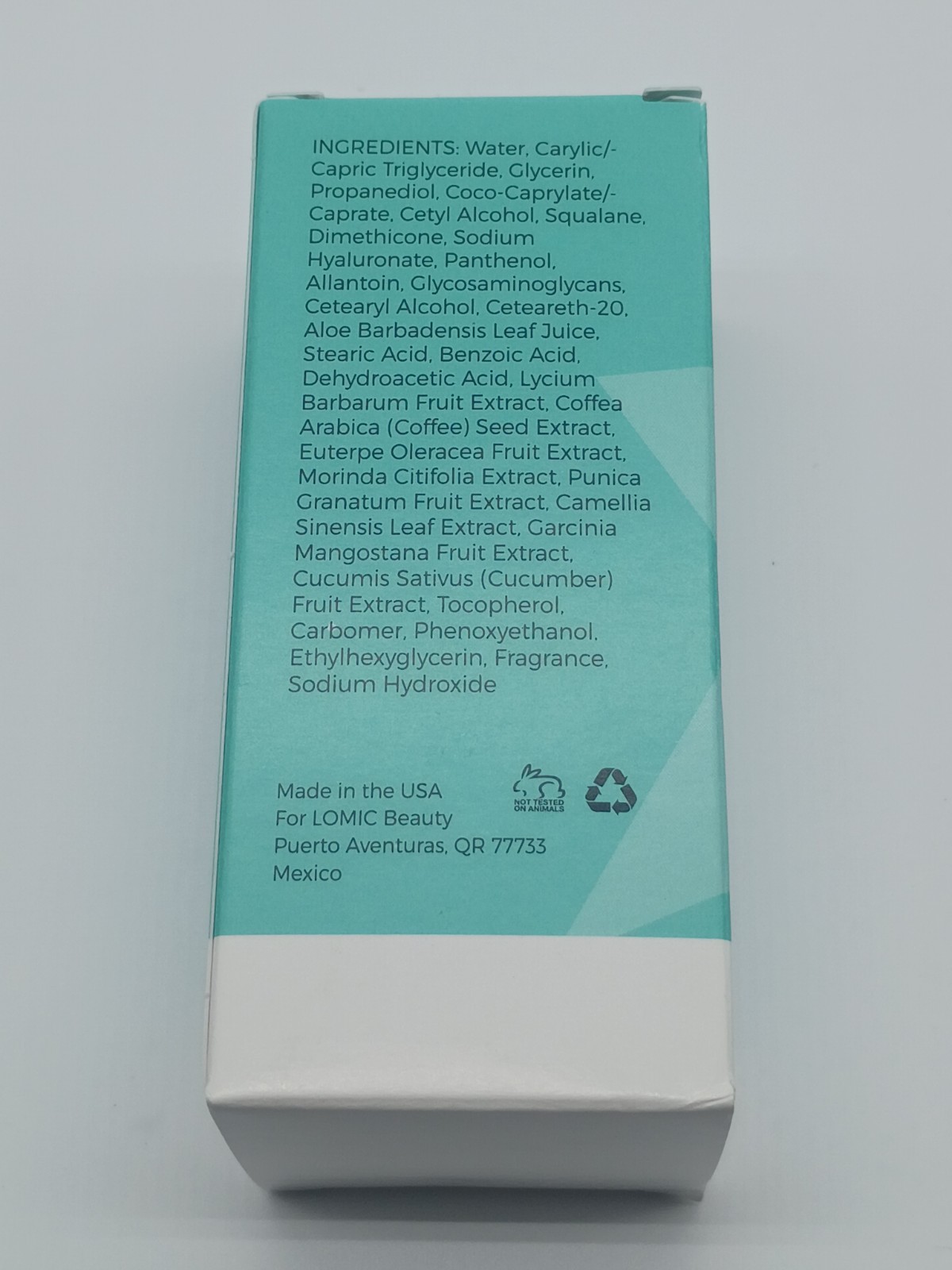 LOMIC® Moisturizer Deep Hydration All Skin Types 50mL Aloe Vera Hyaluronic 1.7oz