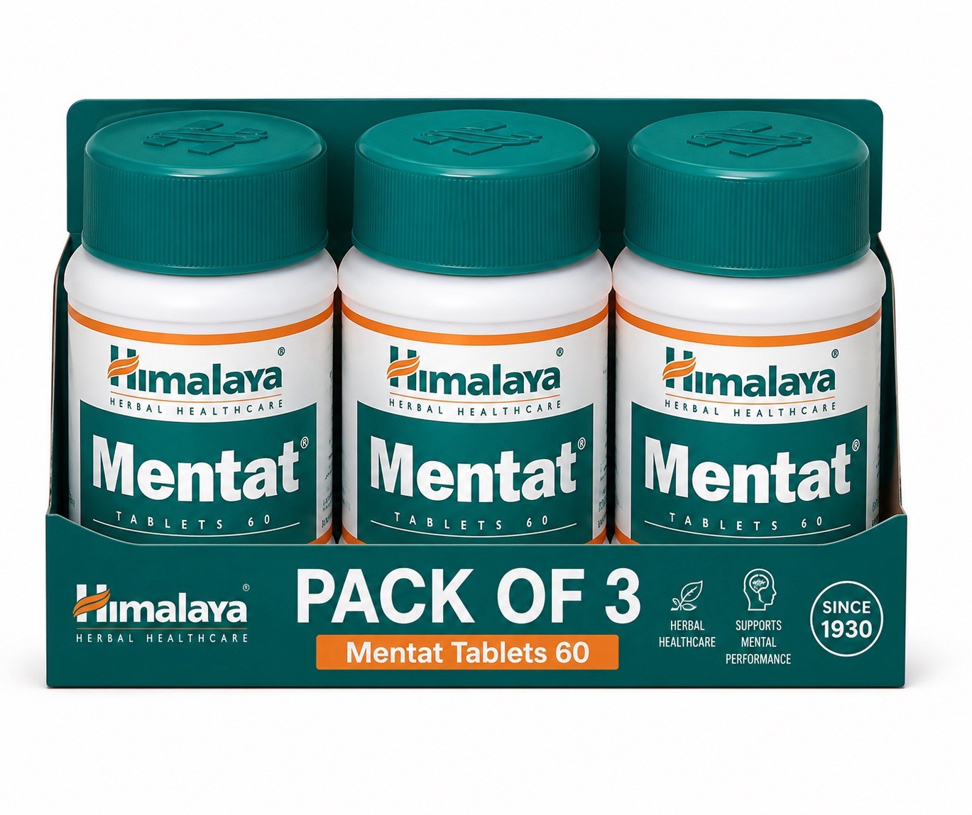 Himalaya Mentat – Pack of 60 Tablet Supports Focus, Concentration