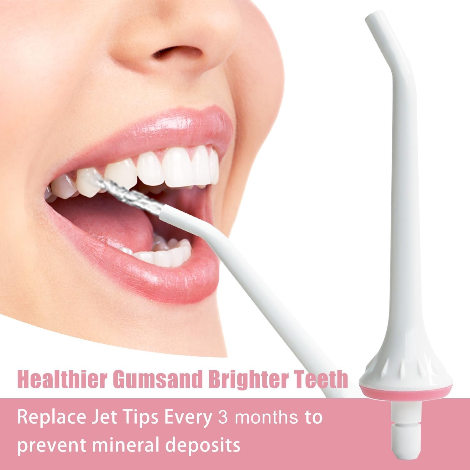 Durable 3-Pack Oral Irrigator Tips—Perfect Fit for Nicwell, Oralfree, and More
