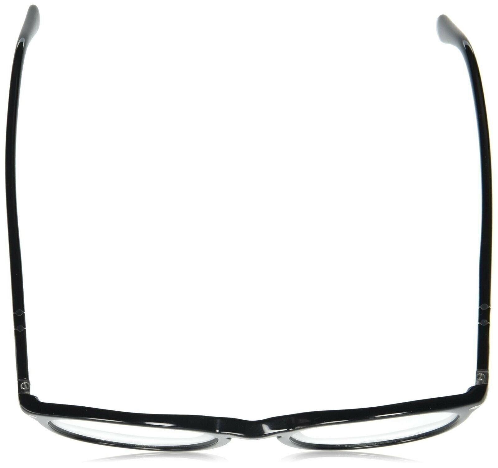 Persol PO3007V Square Eyeglass Frames, Black/Demo, 52 mm