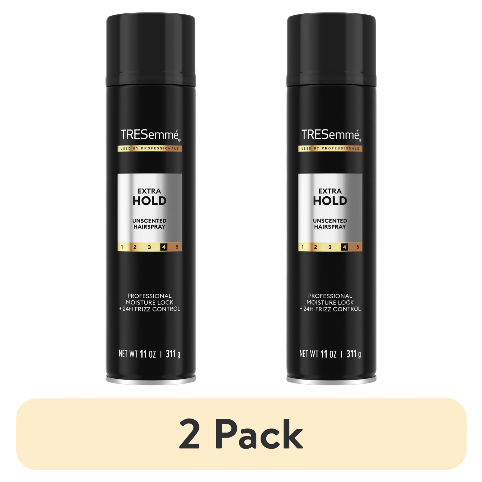 Tresemme Extra Hold Unscented Hairspray for 24-Hour Frizz Control, 11 oz