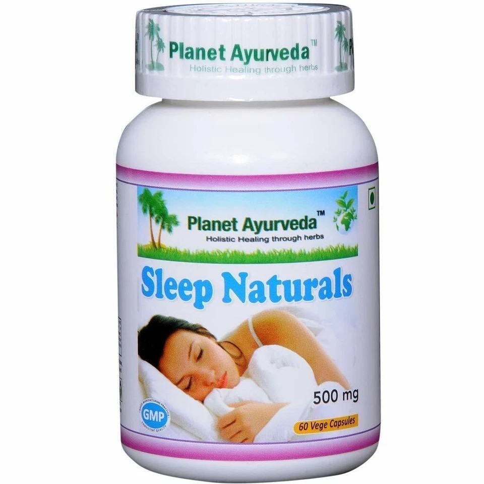 Planet Ayurveda Sleep Naturals Capsules – 60 Capsules