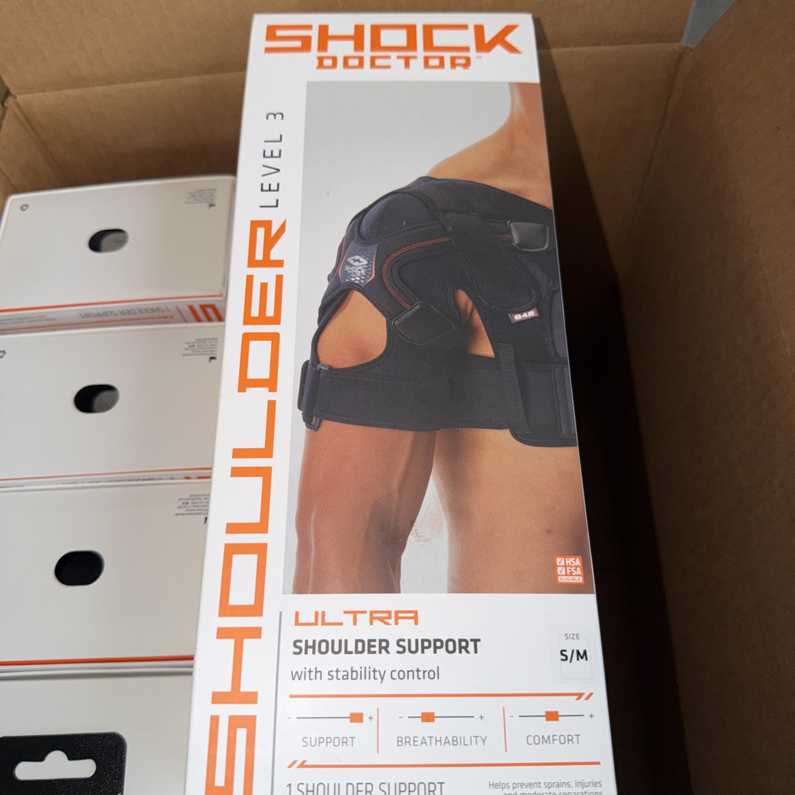 Shock Doctor level 3 Ultra Shoulder Support/ Stability Support size S/M 32”-40”