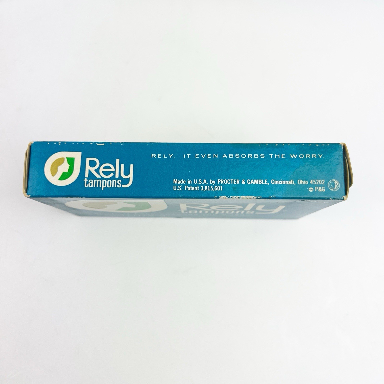 Vintage Rely Tampons 4 Ct Box Sealed Feminine Hygiene Procter & Gamble Prop New