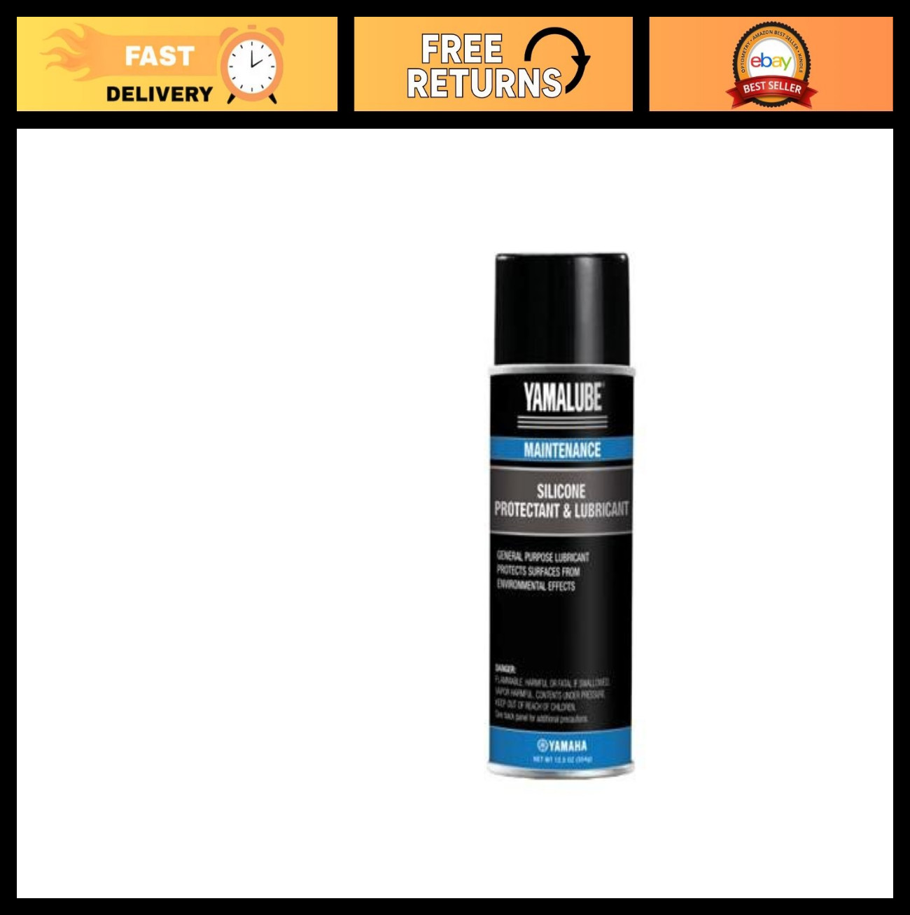 Silicone Spray Lubricant for Smooth Operation, Multi-Purpose Use, 12oz Can