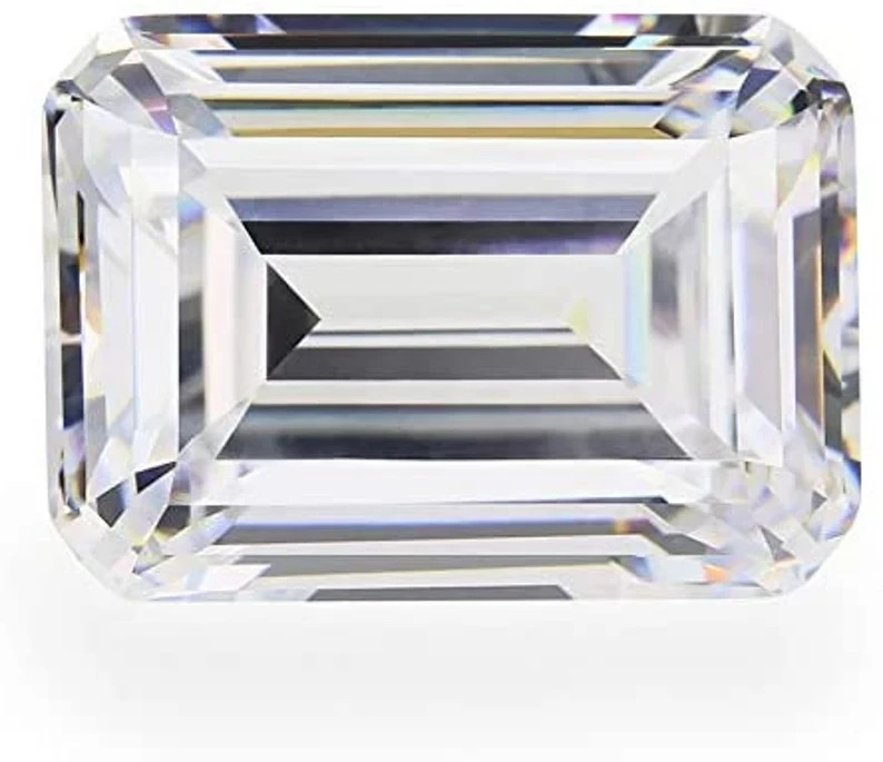 4 Ct Loose Lab Grown CVD Diamond Emerald Cut D Color IF CLARITY Certified