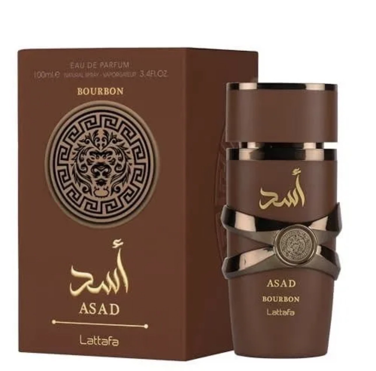 Lattafa Asad Bourbon EDP 3.4 oz 100ml Men’s Cologne New Sealed Authentic