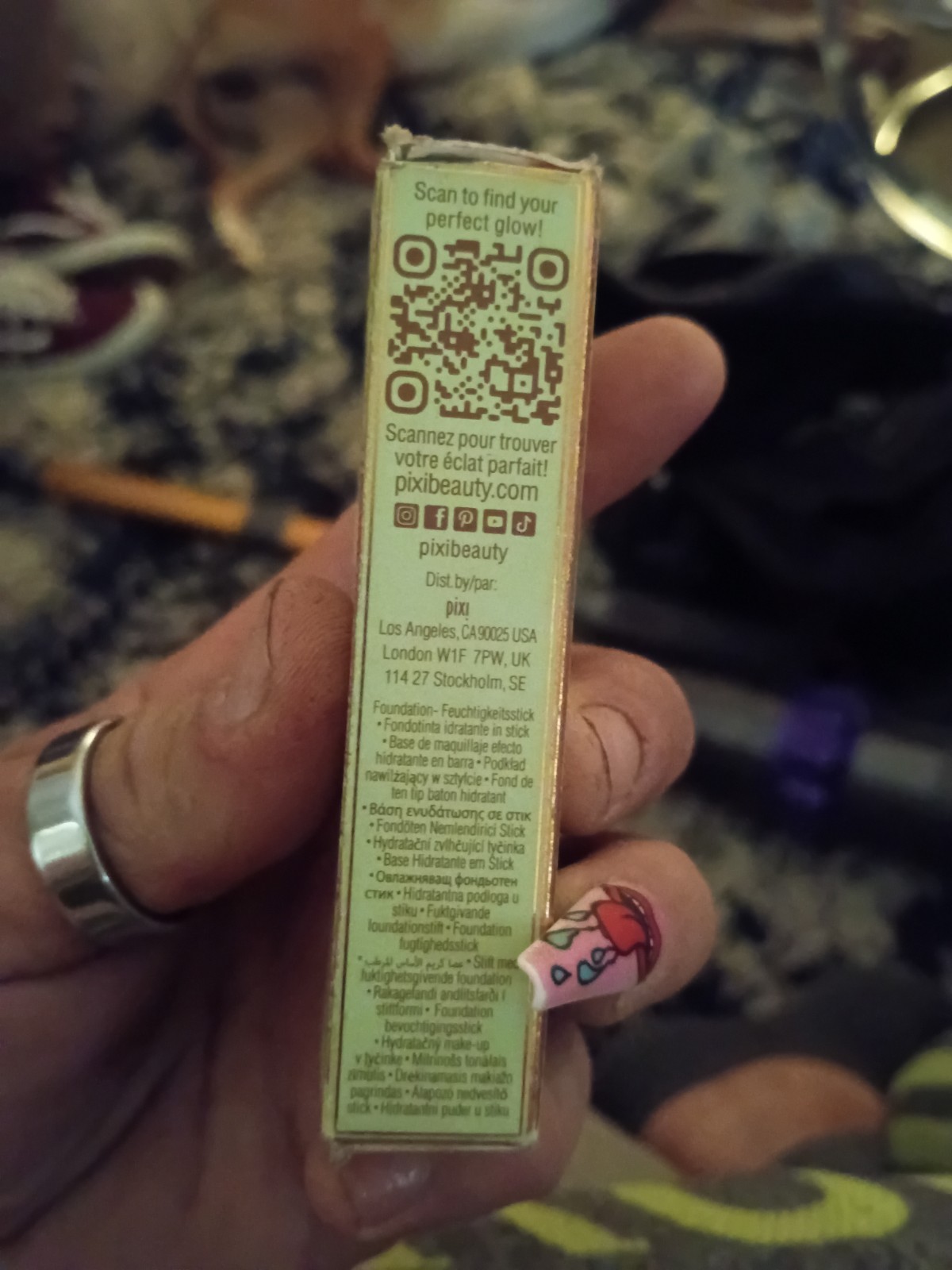 Pixi by Petra On-the-Glow BASE Foundation Moisture Stick Warm 0.6oz/19g