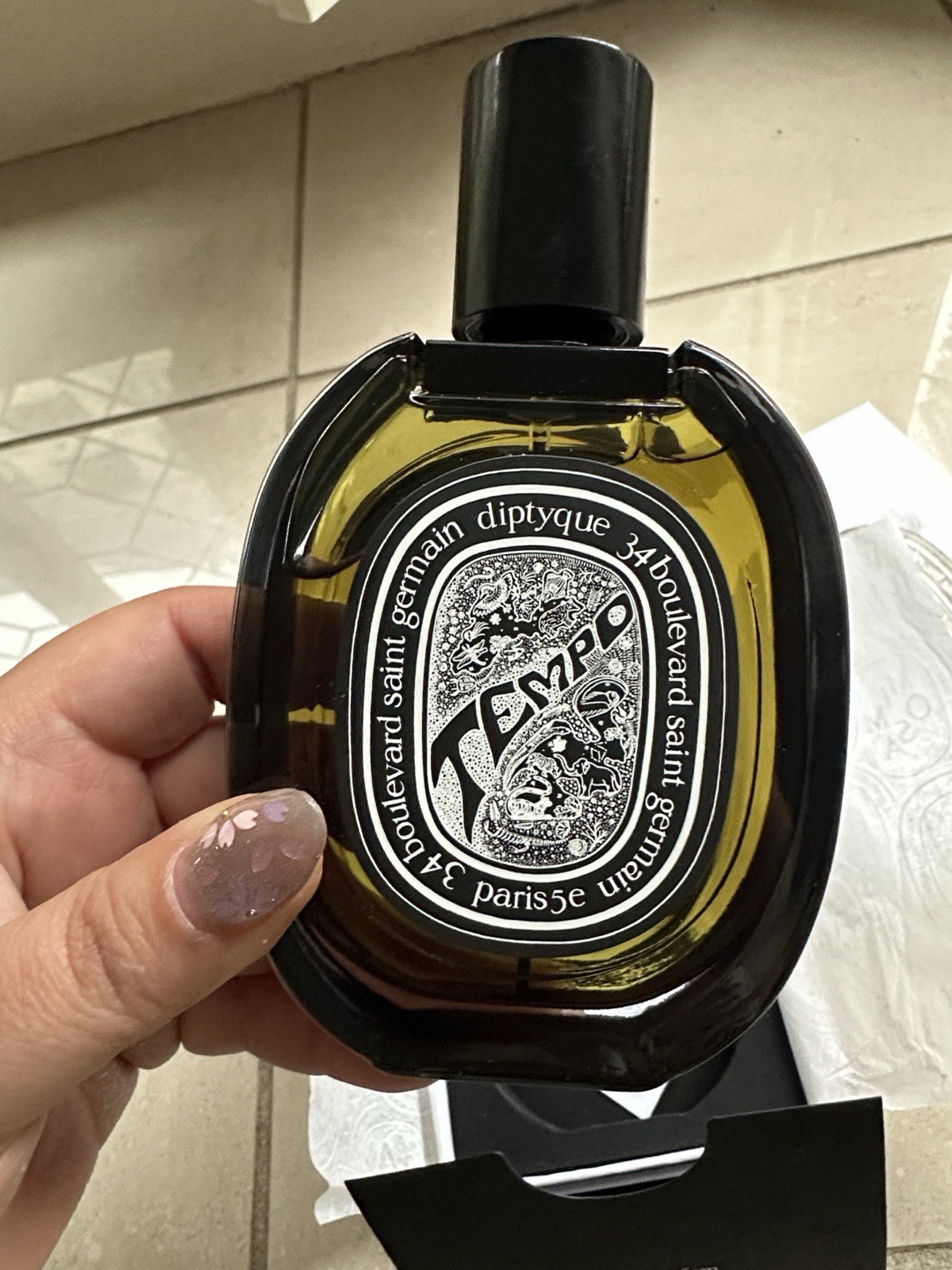 Diptyque Tempo Eau de Parfum 75ml / 2.5oz EDP + Box & Shopping Bag – AS PICTURED