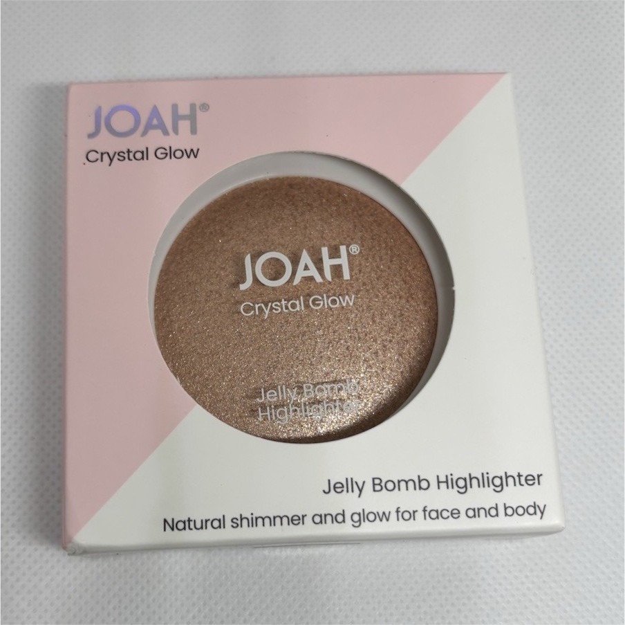 JOAH Crystal Glow Jelly Bomb Highlighter Shimmer Glow Brown 0.32 oz JCG02