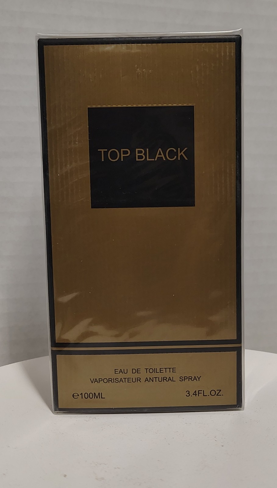 Top Black Cologne Men 3.4oz EDT Spray EBC New Sealed Fresh Dark Amber Warm