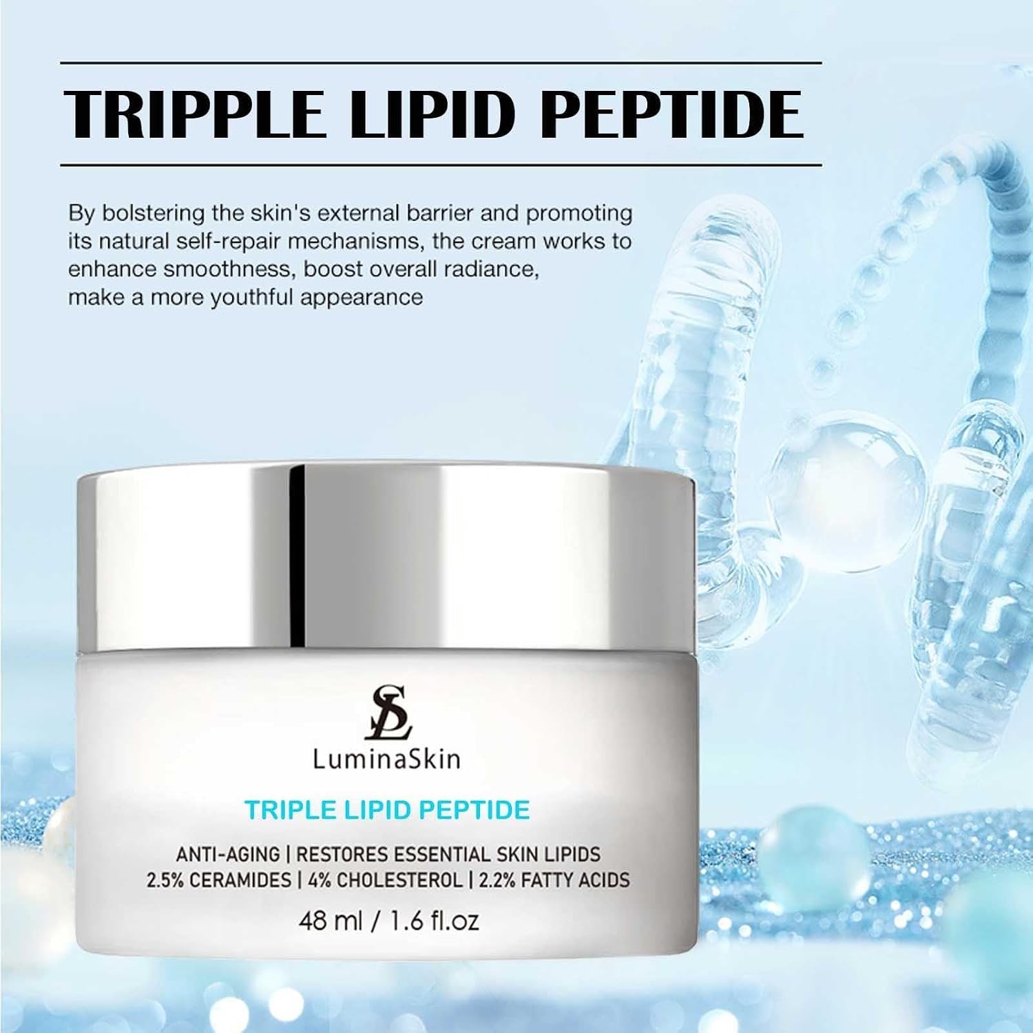 Nourishing Triple Lipid Peptide Cream – Age-Defying Hydration for All Skin Types