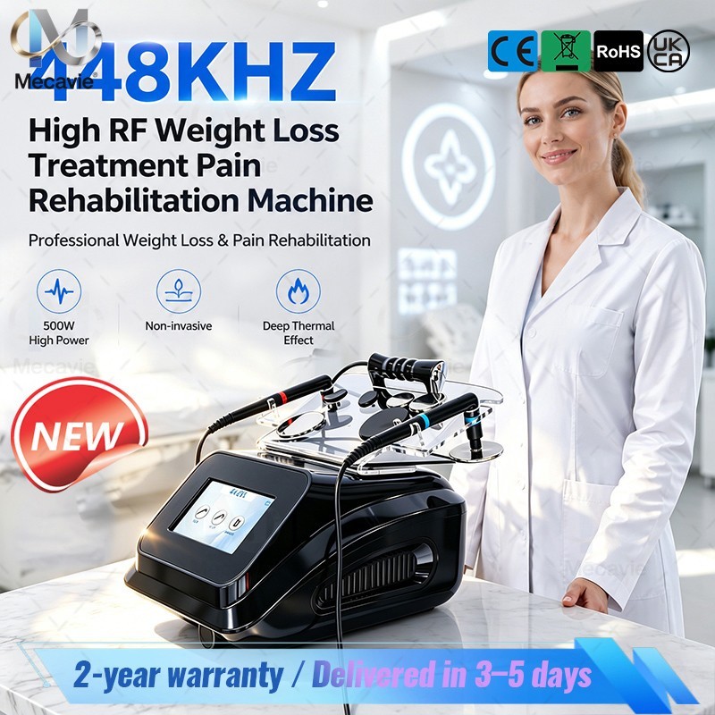 Mecavie 448KHz RET CET RF Facial Body Firming Multi-Probe Salon Beauty Machine