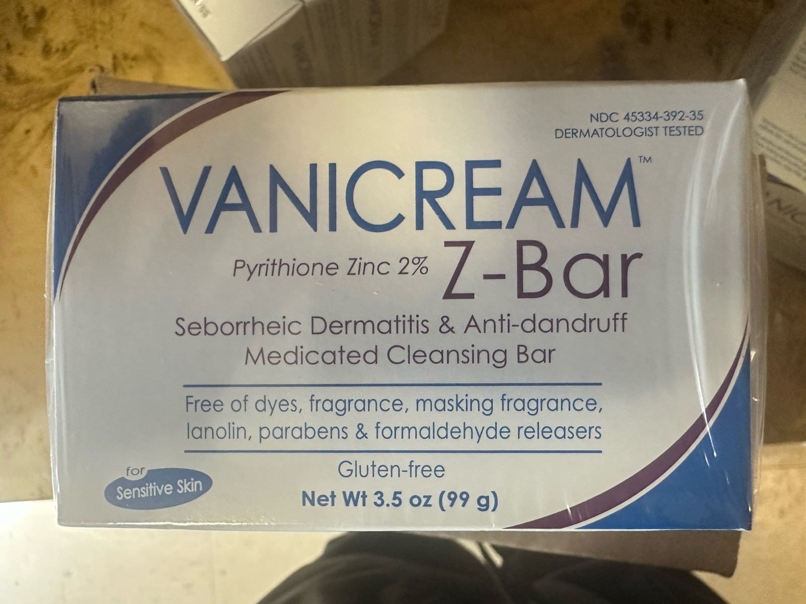 Vanicream Z-Bar Medicated Cleansing Bar – 3.53oz