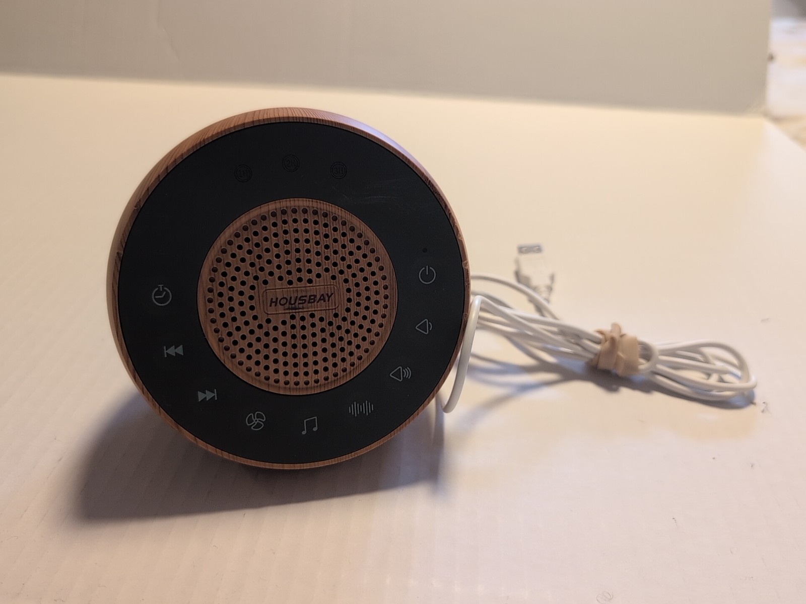 Housbay White Noise Machine with 31 Soothing Sounds, 5W Loud Stereo Sound