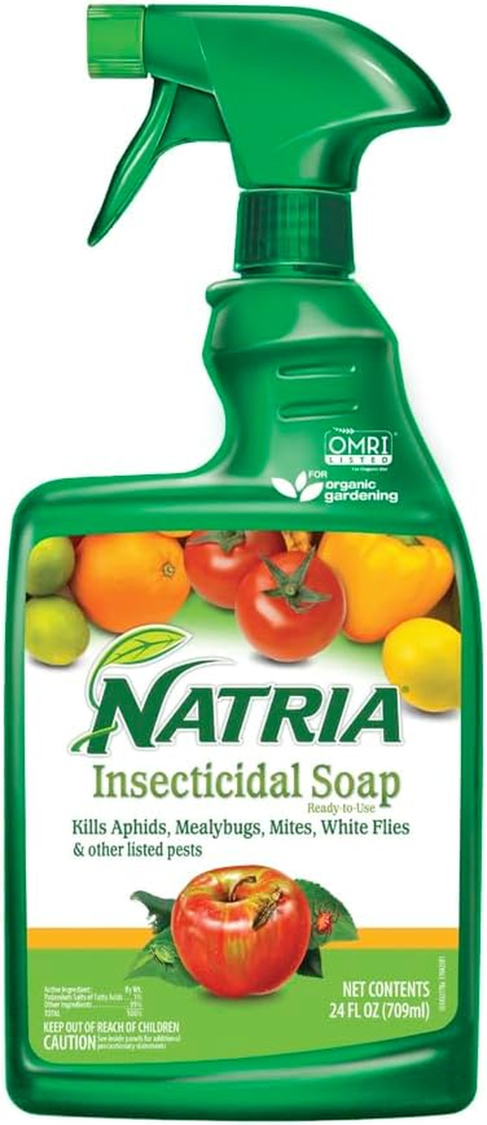 Insecticidal Soap, Ready-To-Use Garden Bug Treatment, Insect Killer for Indoor a
