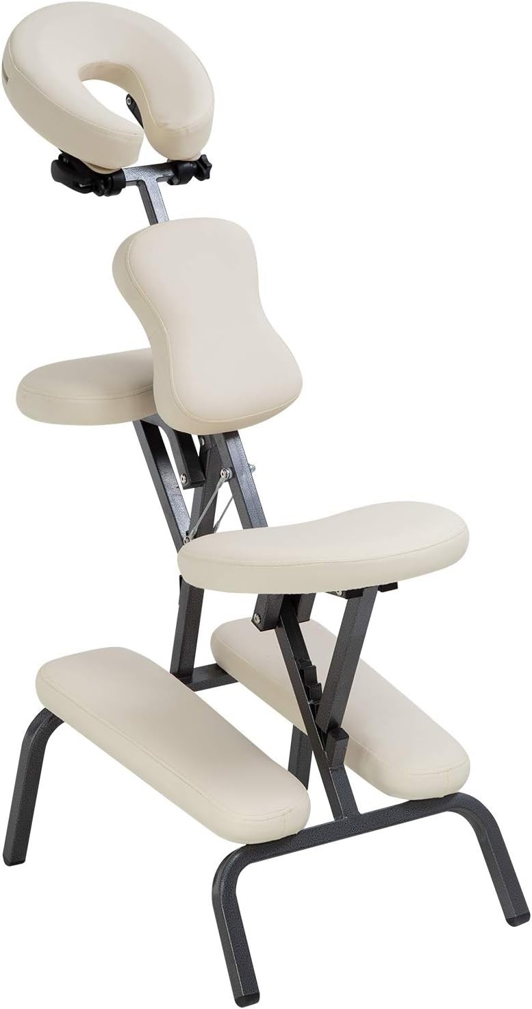 Massage Chair Portable Tattoo Chair Folding Height Adjustable 2 Inch Thick Sp…