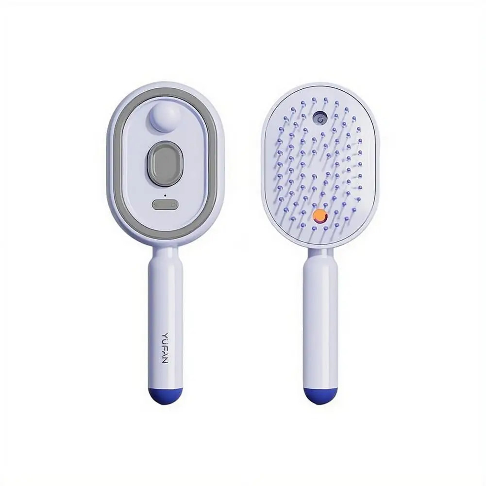 3-In-1 Electric Spray Massage Hair Brush Strong Ion Air Cushion Comb With Mist