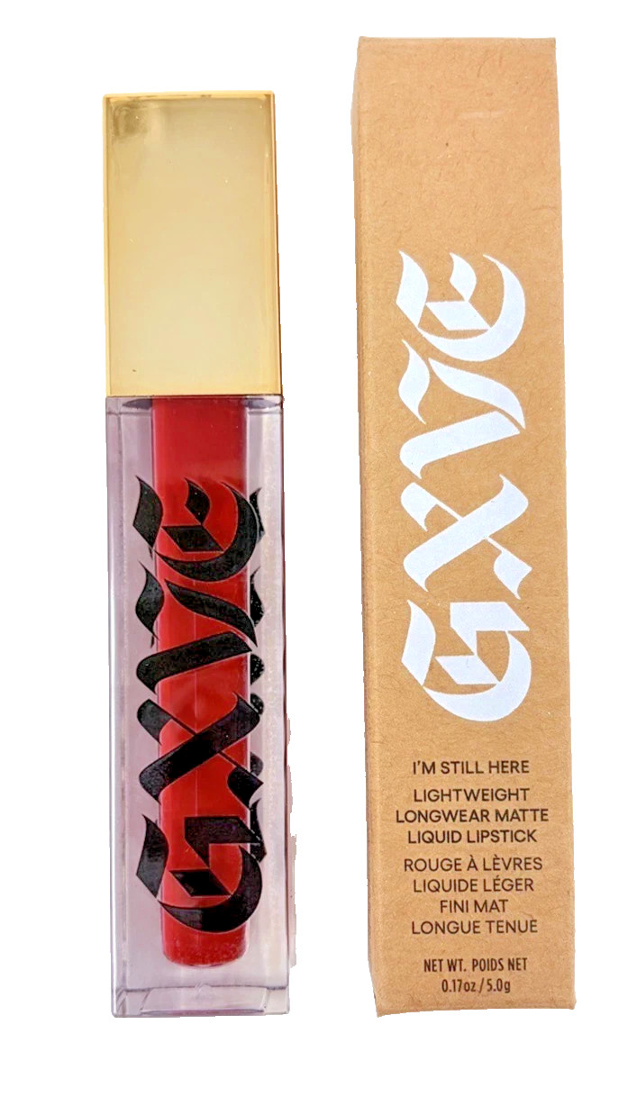 GXVE I’m Still Here Longwear Matte Liquid Lipstick Original Recipe Red BOXED