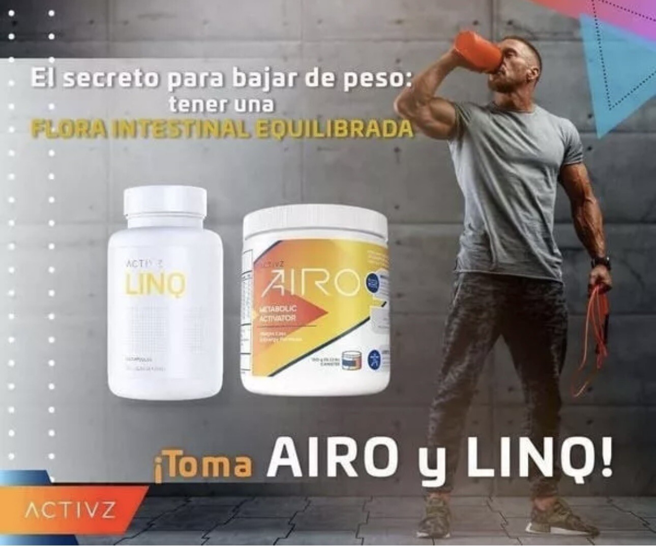 ACTIVZ COMBO : 1 GNMX + 1 LINQ + 1 OPTIMEND + 1 AIRO FREE SHIPPING BE HEALTHY!!!