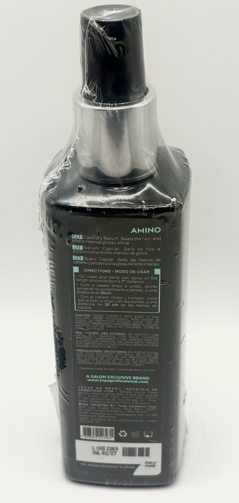 TRUSS Professional Amino Miracle 225 ml / 7.61 fl oz – EXP 05 / 27 *NEW SEALED*