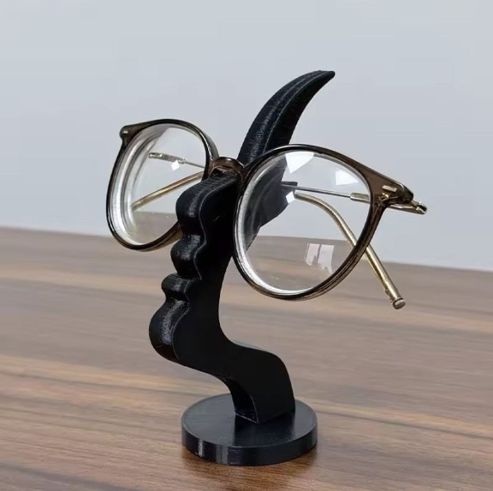Minimalist Eyeglass Holder Stand Face Silhouette Glasses Display Organizer