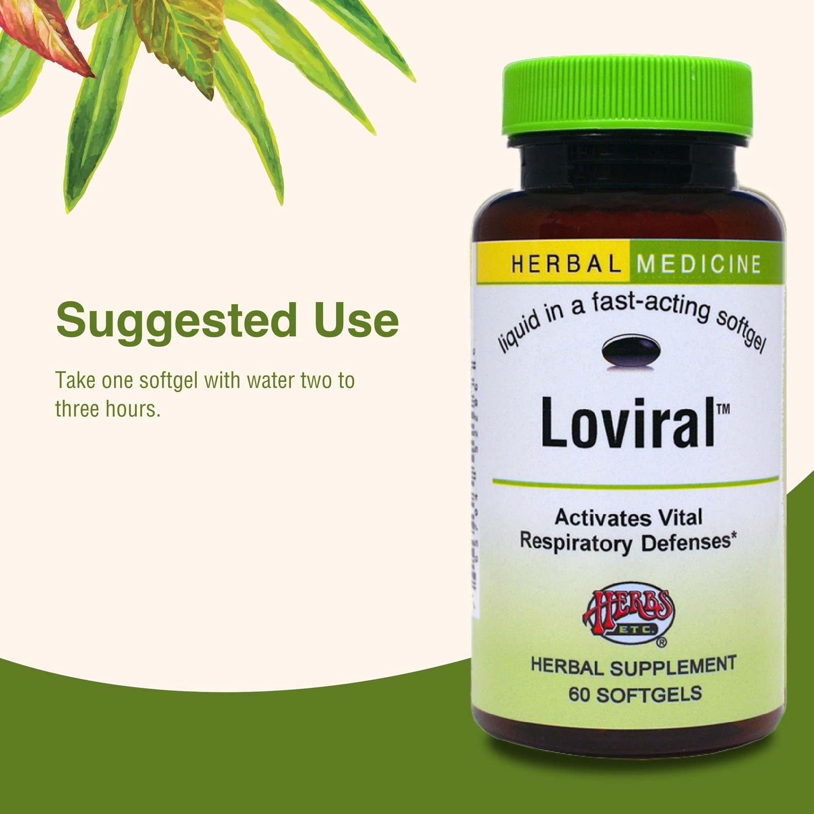 Herbs, Etc. Loviral – Lung Health Supplement for Respiratory Defense Support…