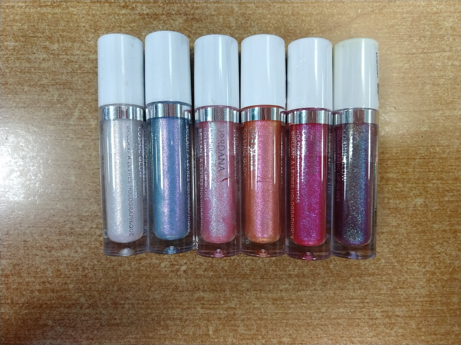 2 or 3 Pack: Jordana Cosmic Glow Holographic Lip Gloss *Choose Your Shade* 12E