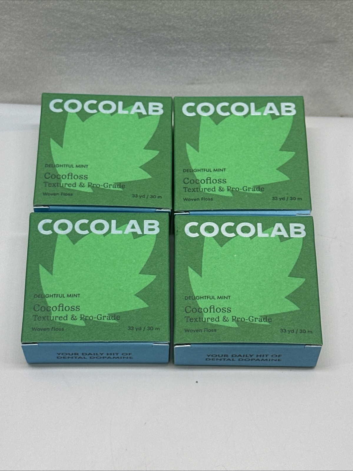 4 Pack Of 99 Foot Cocofloss Woven Dental Floss, Dentist-designed Oral…