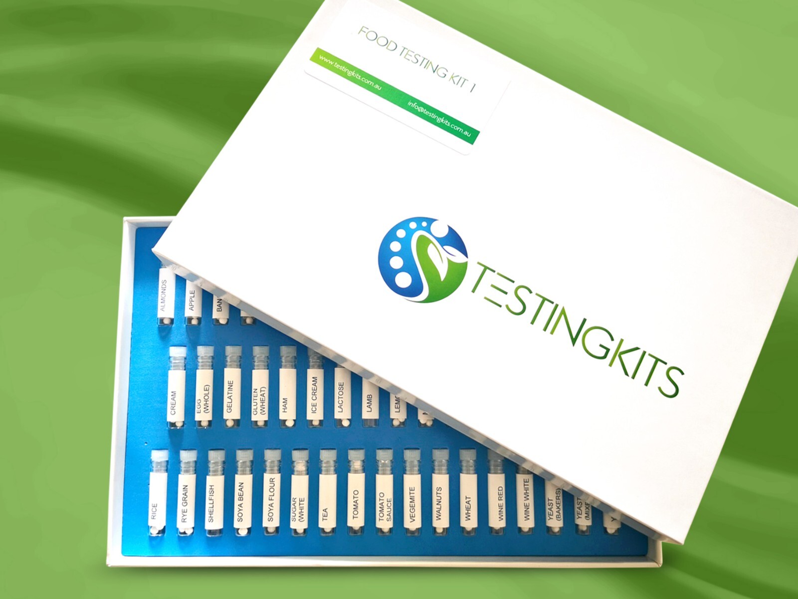 12 Kits- Food Test Kits- Nutrition- Allergies- Bioresonance- Applied Kinesiology