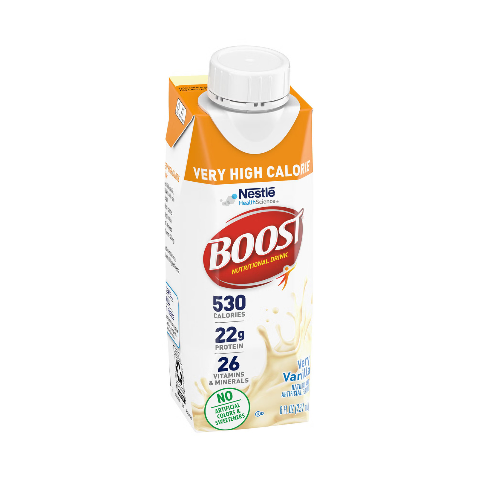 Nestlé Boost Very High Calorie Nutritional Drink Very Vanilla – 8 oz 24 Count
