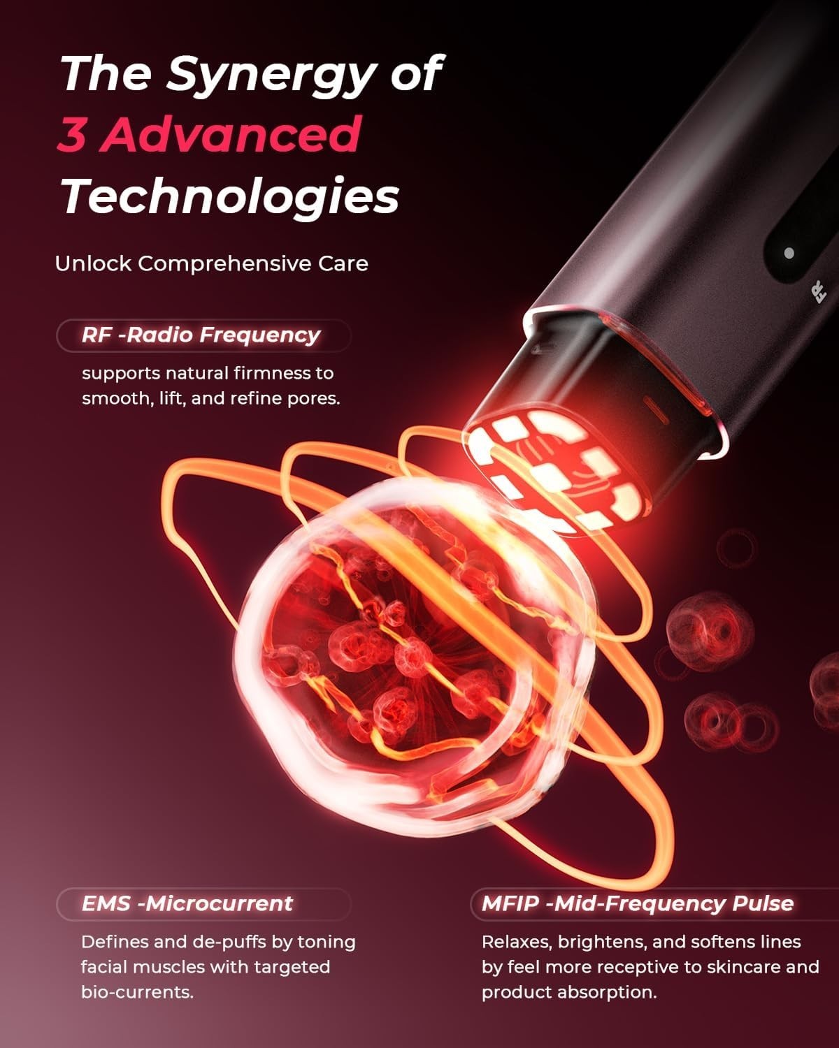 Microcurrent Facial Device – 5-in-1 Skin Tightening & Lifting Facial Machine