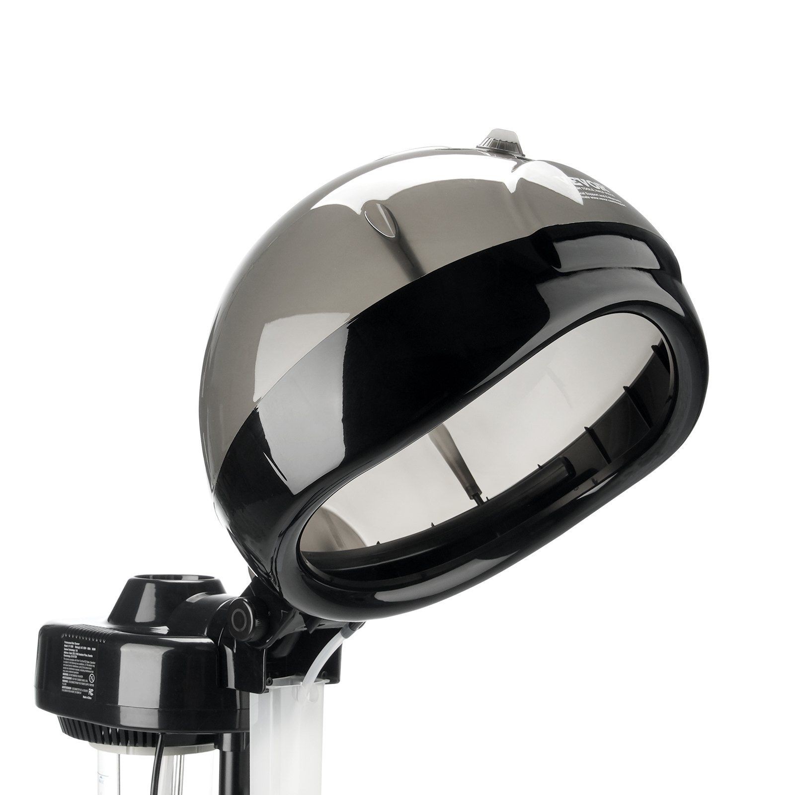 11.81 inch Ionic Hooded Hair Steamer with Dual Mist 37-50in Height Adjustable