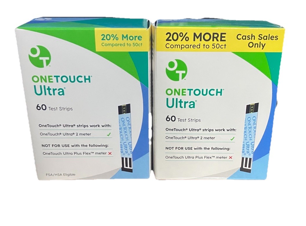 100 +20 One Touch Ultra Test Strips~Exp~4/27~5/27~$34.97~FR SHIP