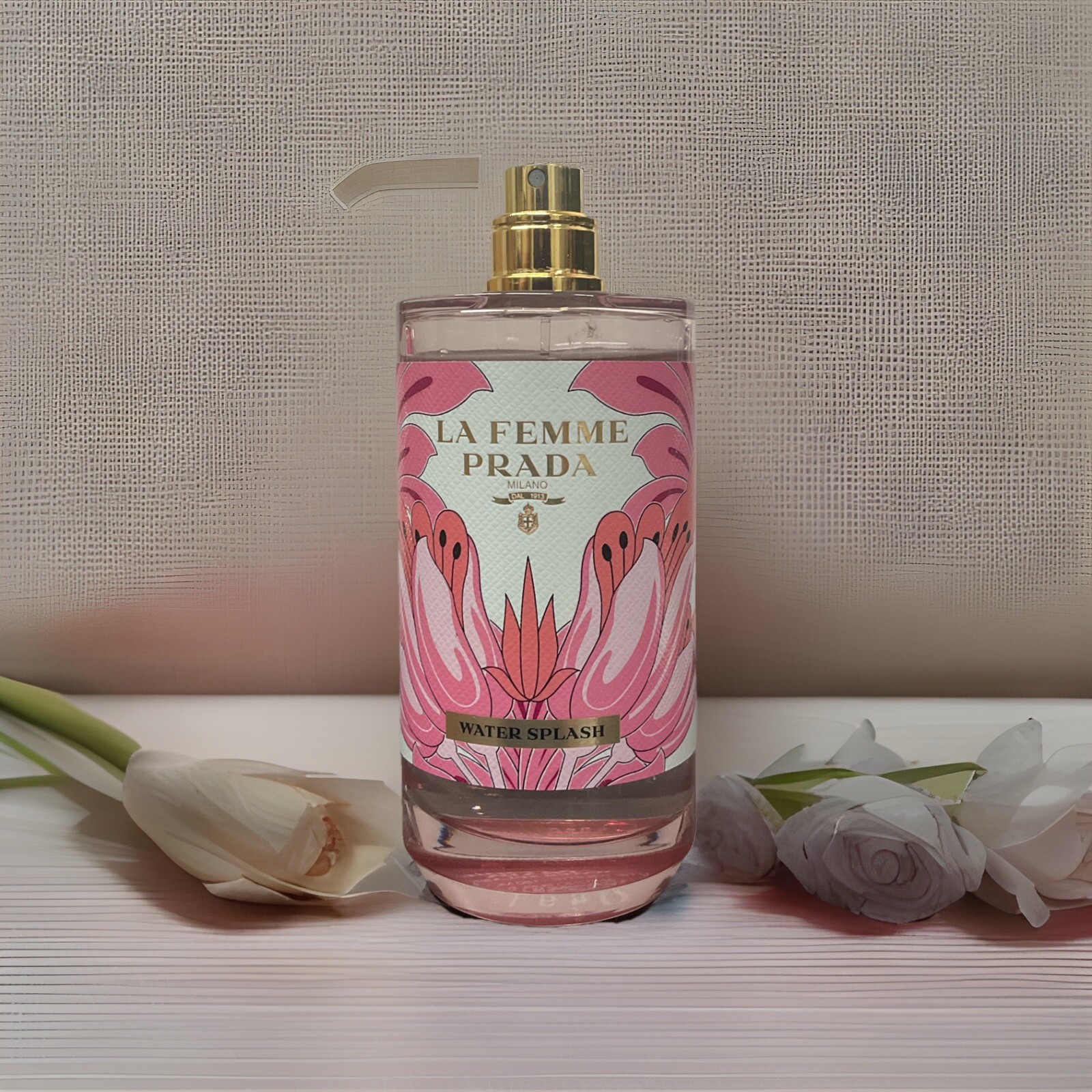 La Femme by PRADA Water Splash EDT Spray for WOMEN 5.1 Oz 90%Full As Pictured