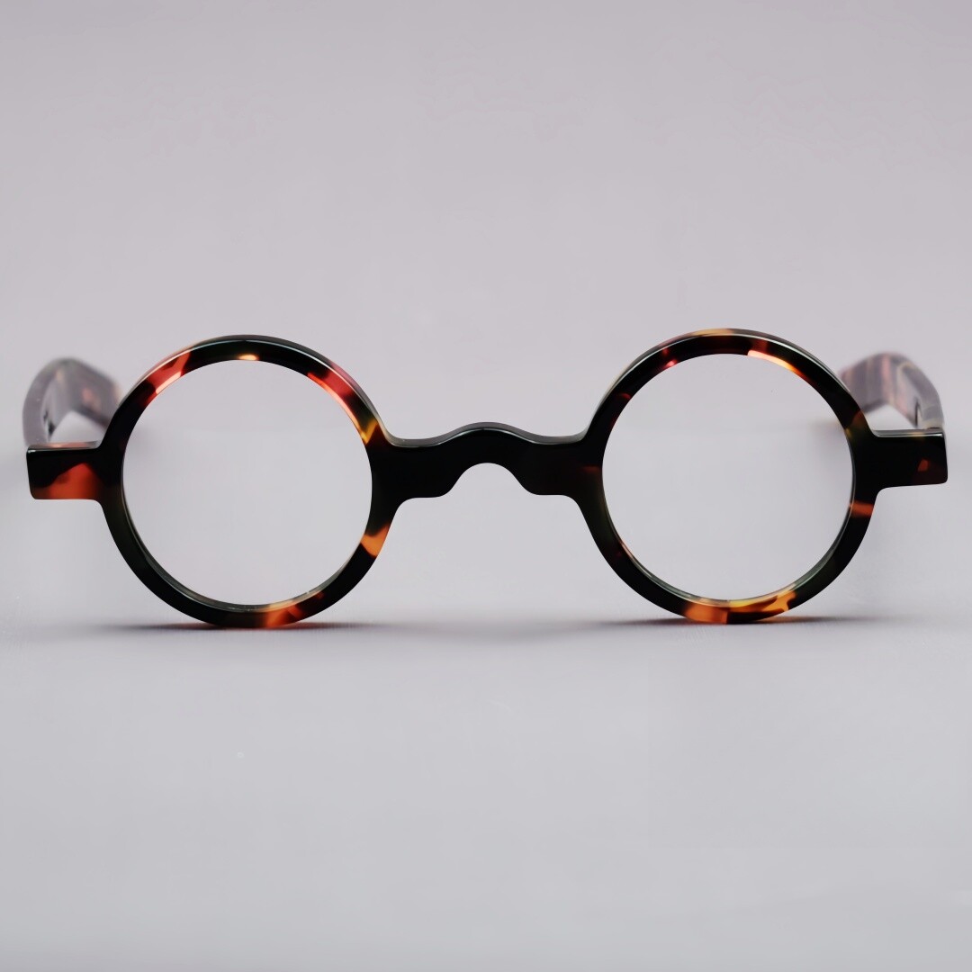 Retro Small Round Acetate Reading Eyeglasses Frames Hand Made Glasses Men Women