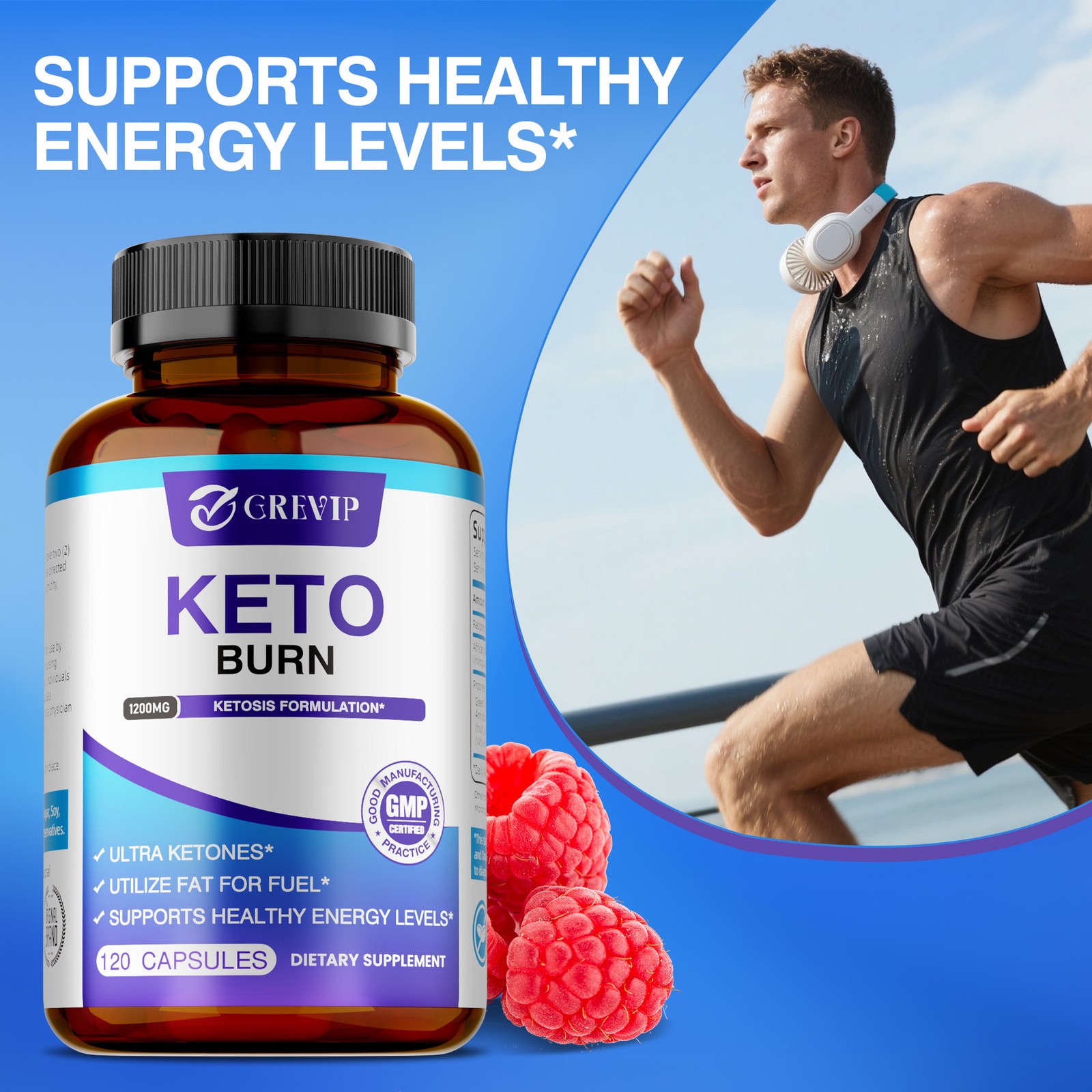 KETO 120pcs – Detoxifies, Metabolism, Suppresses Appetite, Replenishes Energy