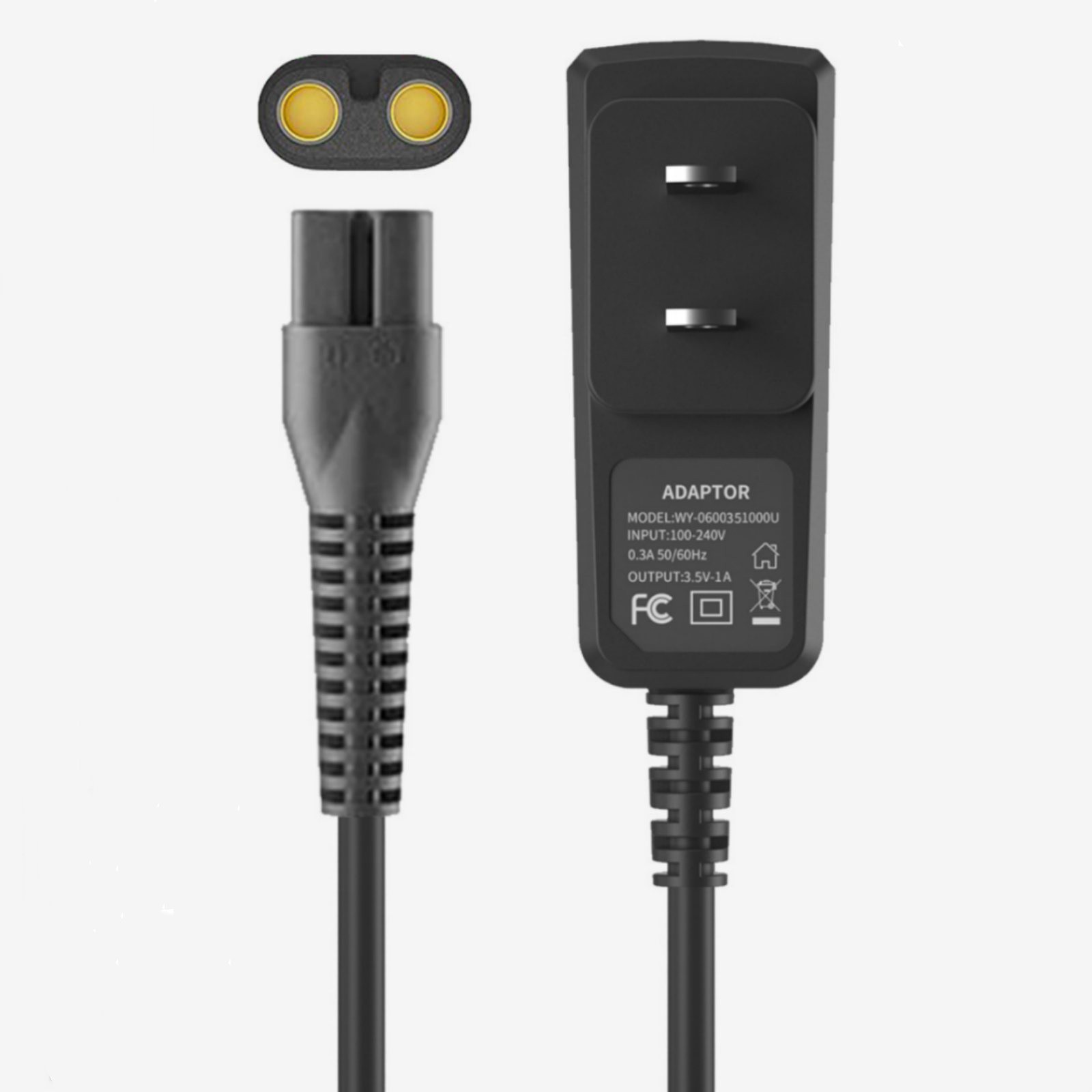 AC 100-240V ~ 50/60Hz Hair Clipper Charger Replacement For Wahl Color Pro 9649