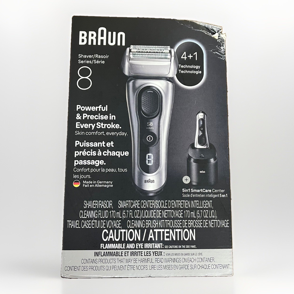 Braun 8567cc Series 8 Electric Razor for Men Galvano Silver Brand New In Box