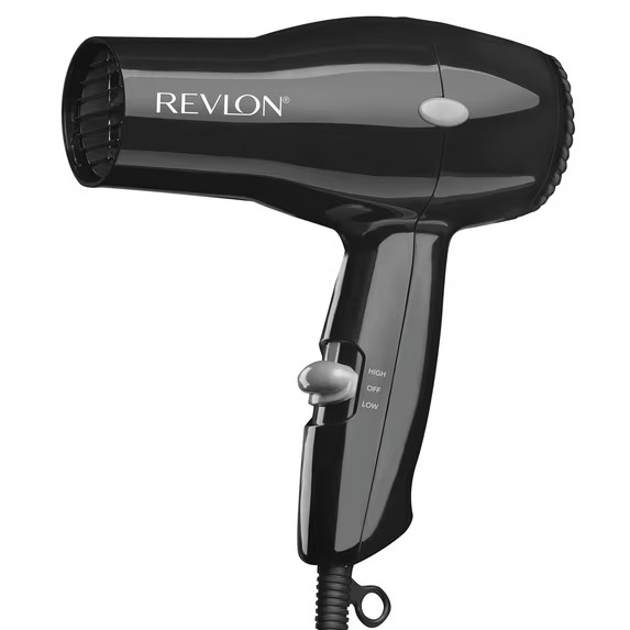 Revlon 1875W Compact Hair Dryer, Black- No Import fees