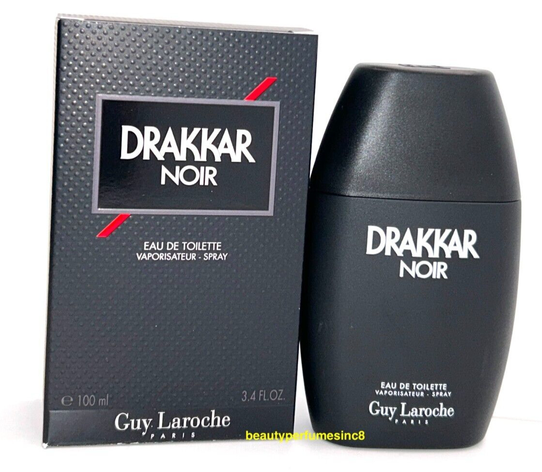 DRAKKAR NOIR by Guy Laroche 3.4 oz /100 ml EDT Spray Perfume for Men New in Box